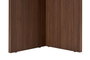 Nordure Mesa de Comedor Sablin en Travertino y Nogal Milán